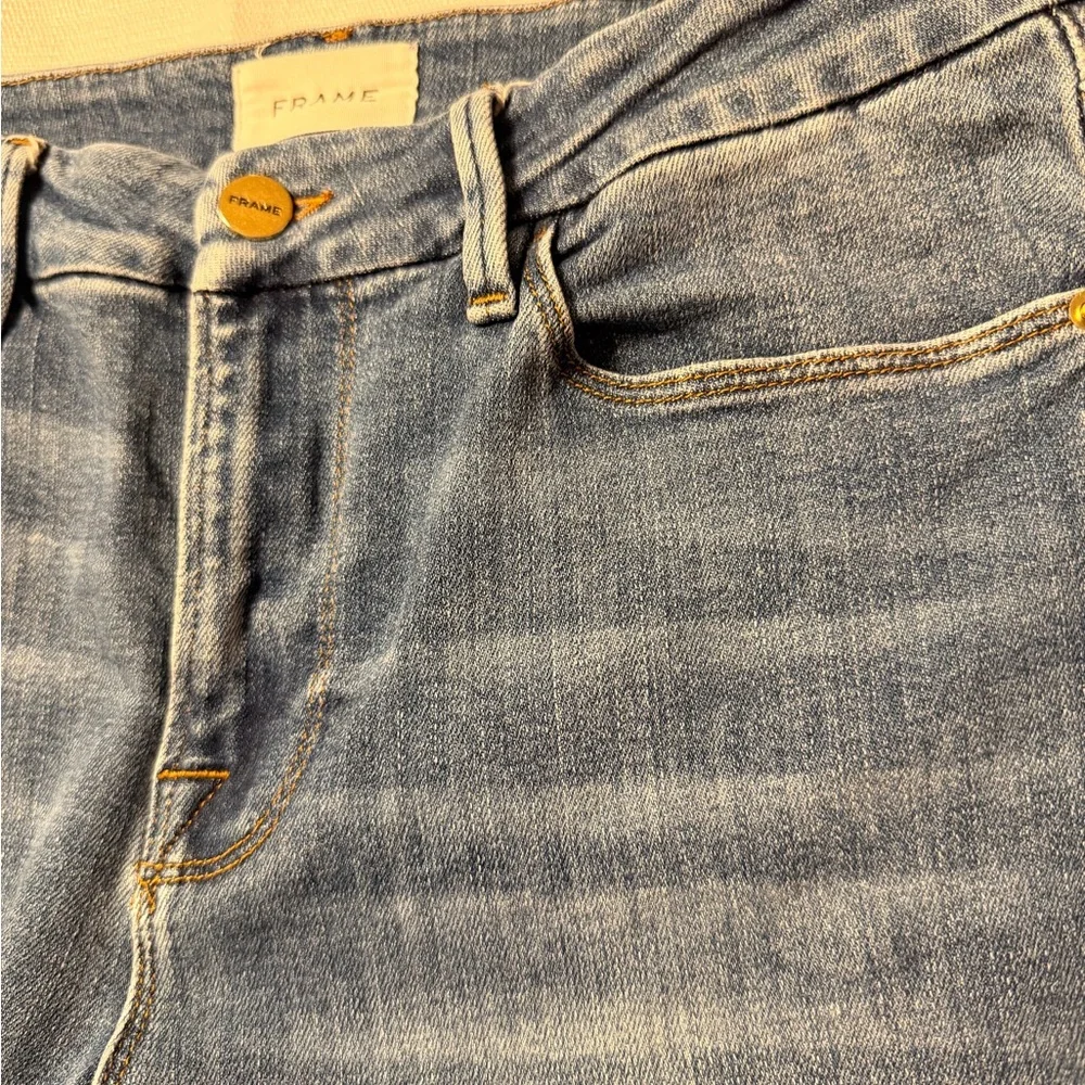 Frame Denim Light Blue Wash Jeans